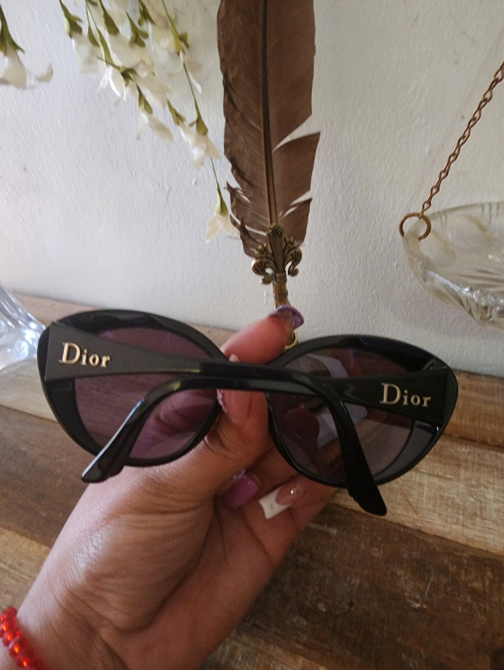 Christian Dior DiorPanther 2 Sunglasses Black Gold – Made in Italy – Luxury Desi - Picture 2 of 10